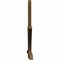 Ekena Millwork Davenport Rough Sawn Timber Gable Bracket, Western Red Cedar, 108"W x 72"H x 4"D x 4"F, 16/12 Pitch GBW108X72X0404DAV00RWR - alternate 5